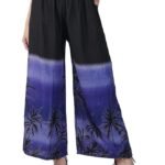 Women Floral Design Printed Stylish Rayon Regular Fit Palazzo Pant Bottom for Girls,